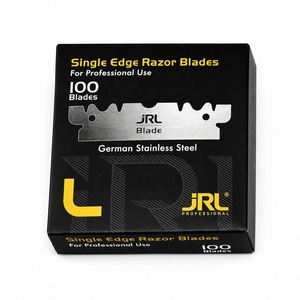 QORVEX INSTRUMENTS Maquinilla de Afeitar Curva Estilo Dominicano de Una Sola Hoja de Acero Inoxidable con Mango de ABS Grado A, Afeitadora Desechable para Barbero de 6 Pulgadas - Product Image 5