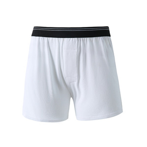 Logotipo personalizado Nuevo con estilo 95 algodón de tiro medio Tamaño completo Color liso Bragas para hombre Alta calidad Pantalones cortos largos sueltos Envío DDP - Product Image 5