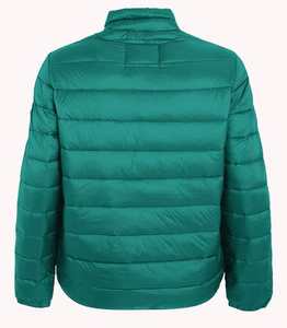 Veste bouffante à la mode pour hommes pour l'hiver bulle de duvet personnalisée avec fermeture à glissière brillante et rembourrage en coton vente en gros - Product Image 2