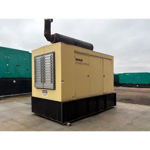 Groupe électrogène diesel industriel triphasé d'occasion 600 kW, sortie 480 V, étanche, pour alimentation de secours commerciale - Product Image 2