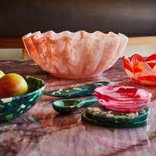 Cuenco para servir ensalada de resina hecho a mano, cuenco de comida degradable desechable para restaurante doméstico, varios tamaños estándar para decoración del hogar - Product Image 4