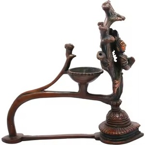 Thiết Kế Cổ Kim Loại Hương Chủ Khuếch Tán Thanh Lịch Máy Tính Để Bàn Hương Burner Cho Nhà Hương Thơm Và Trang Trí Cổ Điển Sử Dụng - Product Image 3