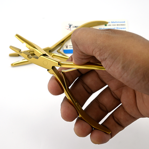 Best Seller <b>Hair</b> <b>Extension</b> <b>Tool</b> Micro Ring Opener for <b>Hair</b> <b>Extensions</b> 2-Hole Crimping Pliers Stainless Steel Non-Slip Grip - Product Image 3