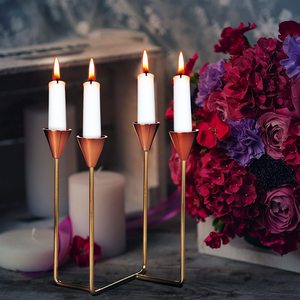 New Arrival <b>Tea</b> <b>Light</b> Holder Metal Christmas Decoration for Parties-Iron Candle Stand with Box Packaging - Product Image 1