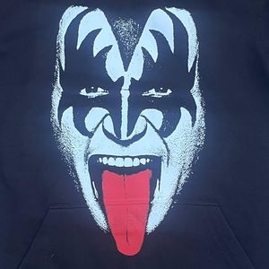 เสื้อมีฮู้ดแบบสวมหัวพิมพ์ลายพัฟเสื้อ3D ฮิปฮอปผ้าฝ้ายน้ำหนักมากกำหนดเองไม่มีเชือก - Product Image 5