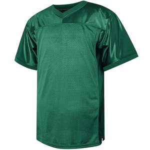 Maillot de football américain de haute qualité en gros sur mesure respirant à séchage rapide manches courtes techniques imprimées grande taille - Product Image 1