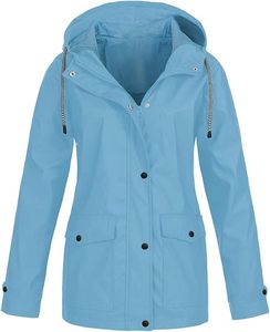 Chaqueta universitaria con capucha de rayas sólidas de longitud media para mujer, ropa de abrigo acolchada de invierno, impermeable a prueba de viento de talla grande para hombres, ropa para exteriores - Product Image 3