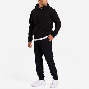 Sweats à capuche pour hommes personnalisés 500GSM Sweats à capuche unisexes à épaules tombantes unisexe de haute qualité - Product Image 4