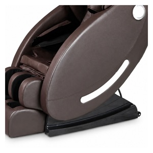Sillón de Masaje Shiatsu Marrón de Gravedad Cero, Reclinable, Tapizado en Cuero, para Cuerpo Completo, con Enchufe, para Hogar, Oficina, Hotel, Salón - Product Image 4