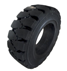 Roue en caoutchouc massif pour plateforme de travail en hauteur Genie avec jante - Product Image 4