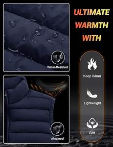 Venta Directa de Fábrica, Chaleco Acolchado de Invierno para Hombre, de Alta Calidad, Transpirable, Personalizado, con Cierre y Cuello en V, 220g - Product Image 6