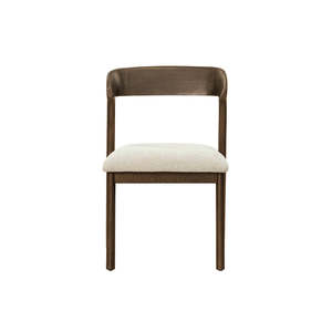 Eco-Friendly Durable Solid Wood Dining <b>Chair</b> with Waterproof <b>Linen</b> Upholstery and Modern Design - Product Image 1
