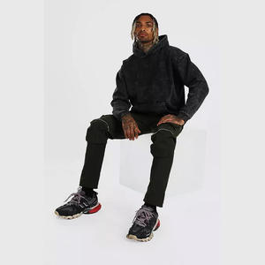 OEM Custom <b>Men's</b> Stand Collar Polar Fleece <b>Hoodie</b> Embroidery Warm <b>Sherpa</b> Coat Zip up Pullover Fleece Jacket Sweatshirt - Product Image 1