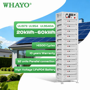 Whayo UL1973 UL9540 인증 HV LiFePO4 배터리 30kWh 45kWh 60kWh 랙 시스템 미국 시장 에너지 저장 배터리 - Product Image 1
