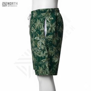 Pantalones Cortos Deportivos Casuales para Hombre, de Cintura Media, Color Sólido, para Gimnasio y Entrenamiento, de Poliéster/Algodón, Secado Rápido, con Cierre de Cordón - Product Image 6