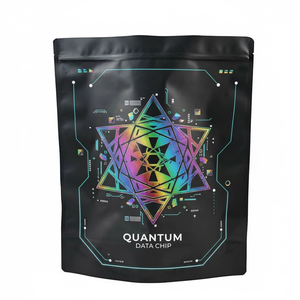 Bolsa de Mylar Negra Mate Personalizada, de Gran Tamaño y Diseño Grueso, Bolsa de Embalaje Vertical para Ropa - Product Image 3