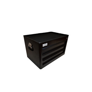 3-Drawer Mobile <b>Tool</b> <b>Cabinet</b> 209-Piece Fully Loaded Set Black Steel Industrial Workshop Storage - Product Image 3