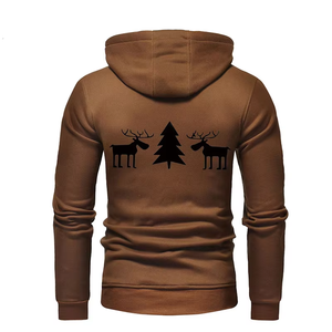 เสื้อฮู้ดฟลีซน้ำหนักเบาแบบยูนิเซ็กซ์ พิมพ์ลายดิจิทัล สไตล์ลำลอง ปรับแต่งได้ เหมาะสำหรับผู้ชายและผู้หญิง ใส่ได้ในฤดูหนาว - Product Image 4