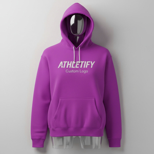 Sweat à capuche basique en coton mélangé pour hommes, confortable et à la mode pour toute occasion, tissu doux et respirant pour l'hiver - Product Image 1