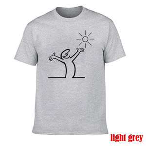 เสื้อยืดสำหรับผู้ชายผ้าฝ้ายธรรมดาสำหรับฟิตเนสฟิตเนสโรงยิม100% ออกแบบโลโก้ได้ตามต้องการ - Product Image 4