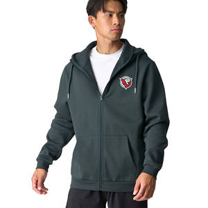 Wholesale Blank Zip up Hoodies Pullover High Quality Men's Oversized Fleece Zip up Hoodie Cotton Manufacturers Custom Sweatshirt - Product Image 1