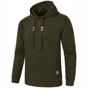 Sudadera con capucha con cordón para hombre, sudadera informal con capucha, Otoño Invierno, tejido de punto cálido, sudaderas con capucha de nuevo estilo para hombre a la venta - Product Image 2