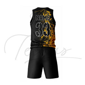 Uniforme de Baloncesto para Hombre de Alta Calidad, Conjunto de Jersey para Equipo o Club, Impreso, 100% Poliéster, Secado Rápido, Sin Mangas, Diseño Personalizado - Product Image 5