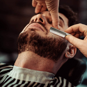 Maquinillas de afeitar de acero manuales para hombre al por mayor, Cuchillas intercambiables para corte de pelo, navaja de afeitar, uso de peluquero - Product Image 6