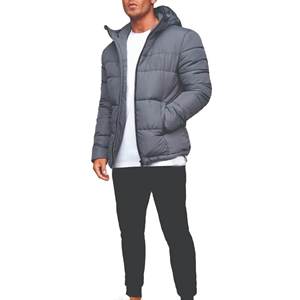 Chaquetas de hombre de burbuja de estilo callejero de moda de alta calidad, chaqueta de burbuja personalizada completa en blanco liso, chaqueta de invierno para hombre - Product Image 5