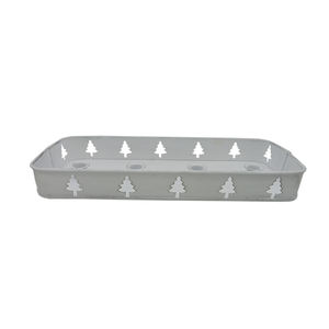Bougeoir de l'Avent en métal fer personnalisé gris fini pour la maison et la fête de noël éclairage décoration en gros en vrac - Product Image 1