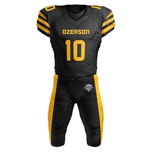 Venta al por mayor de diseño de camuflaje de alta calidad de combate para hombres jóvenes adultos uniforme de fútbol americano Jersey - Product Image 6