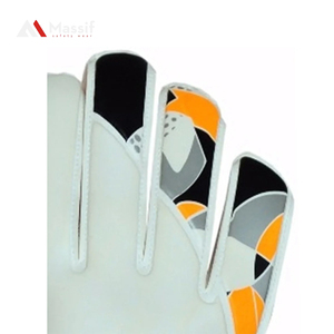 Vente en gros de gants de gardien de but de football avec paume en latex antidérapante et main en PU souple - Product Image 3