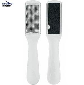 Râpe double face en acier inoxydable pour callosités dures, lime à pieds, éliminateur de peaux mortes, écologique, soin de beauté - Product Image 1