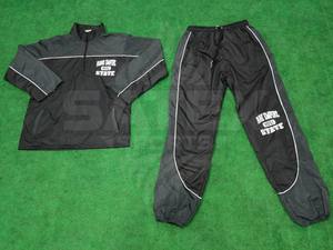 Conjunto de Sudadera con Capucha y Pantalones Deportivos Reflectantes con Logotipo Personalizado, Estilo Urbano, Cierre de Cremallera, Talla Grande, Unisex, Chándal de Poliéster/Nailon, Cortavientos y Transpirable - Product Image 2