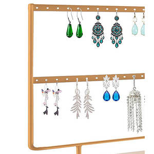 Vente en gros Porte-bijoux en métal Porte-bijoux de haute qualité Dernier design de l'Inde Plaqué or Haute sur demande Dernière arrivée - Product Image 3