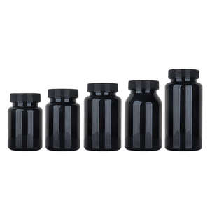 Botella de Plástico PET Vacía de 80ml 100ml 120ml 150ml con Logotipo y Color Personalizados, para Pastillas, Tabletas, Vitaminas, Cápsulas, con Tapa de Rosca y Serigrafía - Product Image 1