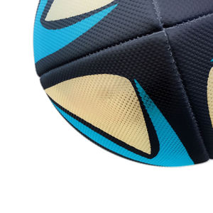 Wholesale Official Size Black Leather Rugby <b>Ball</b> Customized Latest Design for Outdoor Sports Personalized <b>Weight</b> Rugby <b>Ball</b> - Product Image 5