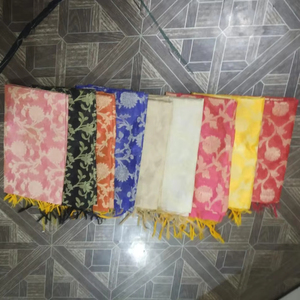 Dernière collection Banarasi Silk Dupatta avec tissage doré Parfait pour améliorer le costume Kurti Lehenga et les tenues de fête - Product Image 1