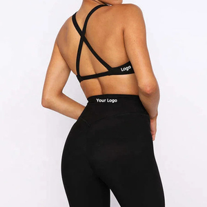 Wholesale Women High Support Sports <b>Bra</b> Crisscross Straps <b>Removable</b> <b>Pads</b> Premium Quality Push Breathable Stretch Gym Fitness - Product Image 4