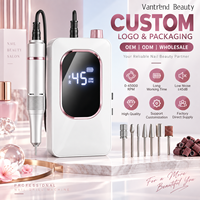 Machine à ongles électrique professionnelle 45000 tr/min, lime électrique, équipement de manucure et pédicure pour salon, vente en gros, OEM, ODM, personnalisable