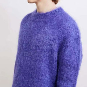 Pull en tricot pour homme, doux, confortable, chaud, pull ample en tricot pour homme, chaud, décontracté, élégant - Product Image 4