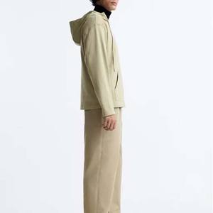 Sweats à capuche unis Athletic haute qualité 100% sweats à capuche en coton sweats vêtements pour hommes Streetwear surdimensionné poids lourd basiques à capuche - Product Image 5