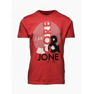 Navy Blue O-Neck <b>T</b>-<b>Shirt</b> 100% Cotton Quick Dry & Casual Print Pattern OEM Service <b>Men's</b> Fashion Knitted Top - Product Image 6