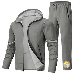 Pantalon de survêtement à capuche de qualité supérieure Ensemble 2 pièces Sports Impression personnalisée Logo Jogger Ensembles Survêtements pour hommes Survêtements unisexes - Product Image 1