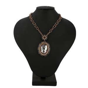 Women's Fancy Chain <b>Locket</b> - Gold & Blue - Product Image 2