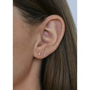 Pendientes Clásicos Geométricos con Micro Barras, Chapados en Oro, con Perlas de Agua Dulce y Diamantes, de Aleación de Latón y Zinc, Religiosos, para Bodas y Fiestas - Product Image 3