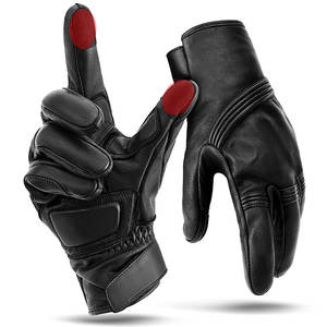 Wholesale Price Lightweight Motorbike <b>Gloves</b> Plain Dyed Quick Dry <b>Men</b> Black Motorbike <b>Gloves</b> - Product Image 1