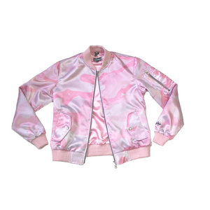 Chaqueta Bomber de alta demanda para mujer, ropa de calle, el mejor diseño 100%, ropa de satén de alta calidad, chaqueta Bomber para mujer - Product Image 1