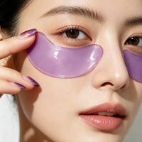 Patchs Hydrogel pour les Yeux en Or Cristallin, Formule Douce et Hypoallergénique, Logo Personnalisé, Vente en Gros OEM ODM
