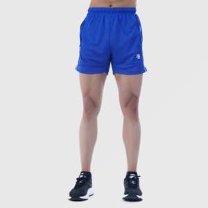 Pantalones Cortos Deportivos Stretch Ease Azul Rey Talla XXS 100% Algodón Cómodos con Cintura Elástica y Cierre con Cordón Suaves y Largos con Logos - Product Image 3